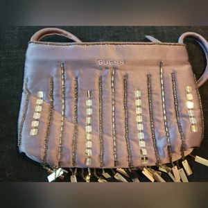 Guess Silk & Sequin purse - lavender color